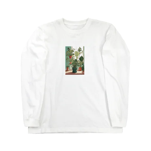 観葉植物のイラスト Long Sleeve T-Shirt