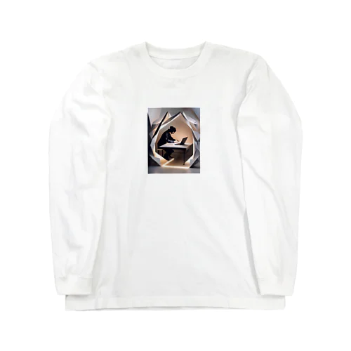 在宅ワーク Long Sleeve T-Shirt