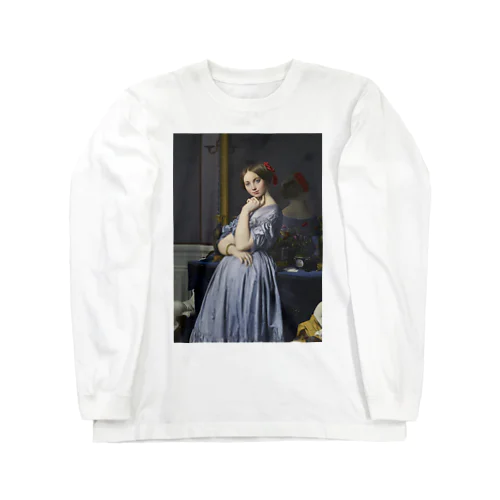 ドーソンヴィル伯爵夫人の肖像 / Portrait of Comtesse d'Haussonville ロングスリーブTシャツ