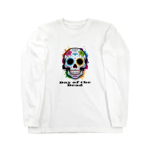 Day of the Dead スカル ロングスリーブTシャツ