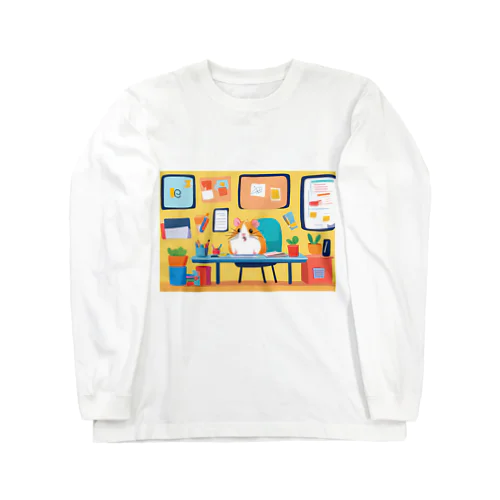 仕事場のハムスター Long Sleeve T-Shirt