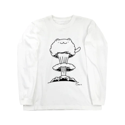 にゃんと爆発 Long Sleeve T-Shirt