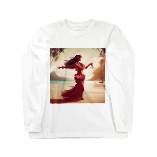 Hula Girl Long Sleeve T-Shirt