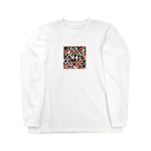 幾何学模様その１ Long Sleeve T-Shirt