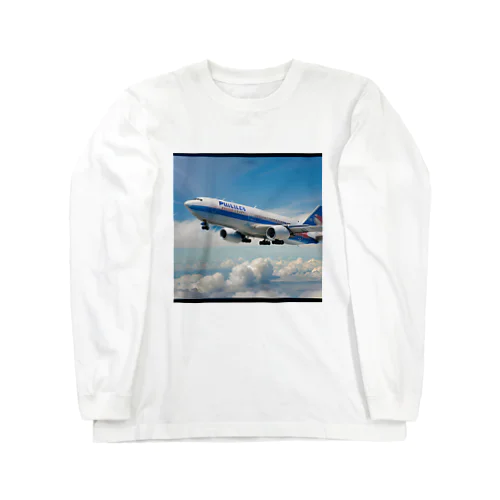 フィリピンの旅客機 Long Sleeve T-Shirt