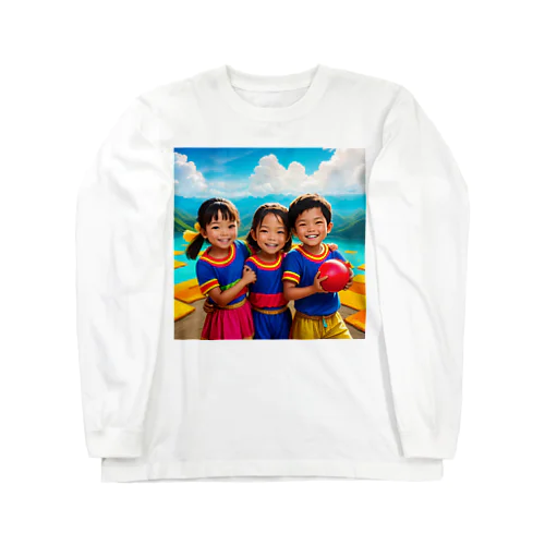 笑顔の子どもたち Long Sleeve T-Shirt