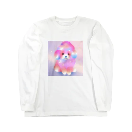 （いぬ）かわいいわたあめ動物園 Long Sleeve T-Shirt