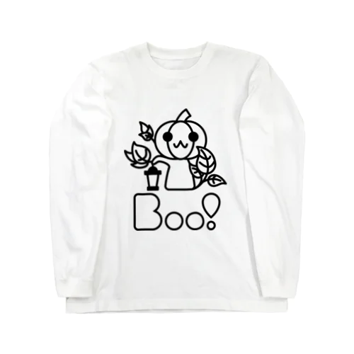 Boo!(ジャックオーランタン) ロングスリーブTシャツ