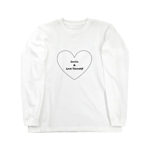 Smile & Love Yourself ロングスリーブTシャツ