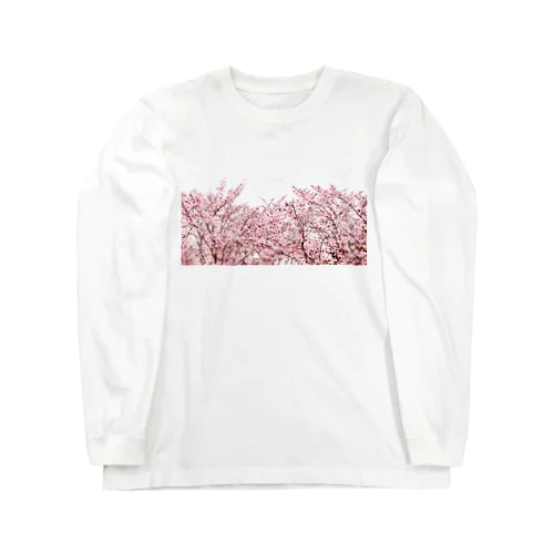 春と桜 ロングスリーブTシャツ