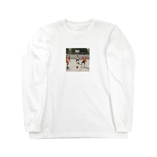 サッカーバスケ Long Sleeve T-Shirt