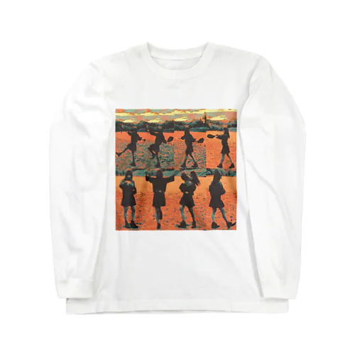 ヨガ、始めたの。 Long Sleeve T-Shirt