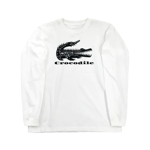 トライバルクロコダイル Long Sleeve T-Shirt