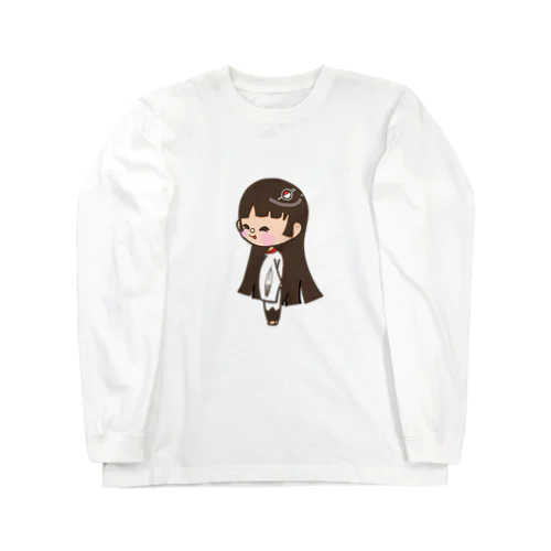 鶴の恩返し(鶴ちゃん) Long Sleeve T-Shirt