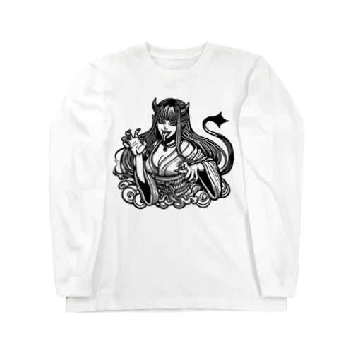 鬼姫 WET Long Sleeve T-Shirt