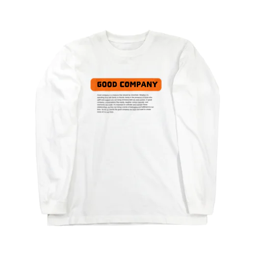 グッドカンパニー Long Sleeve T-Shirt