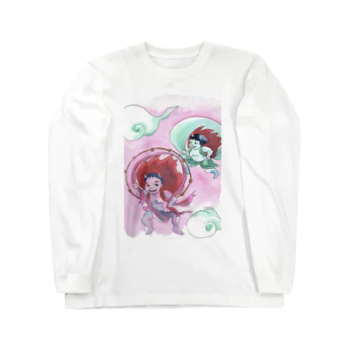 ふうじんらいじんくん Long Sleeve T-Shirt