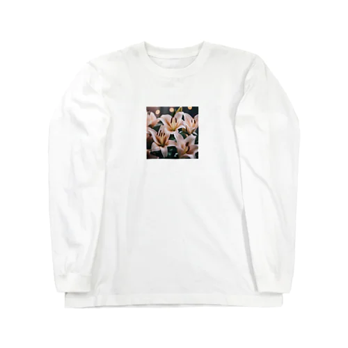 ヒメユリの優雅な花弁 Long Sleeve T-Shirt