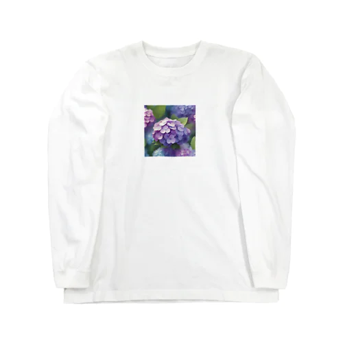 あじさい Long Sleeve T-Shirt