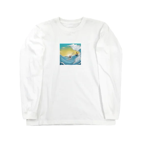 ハワイ　サーフィン Long Sleeve T-Shirt