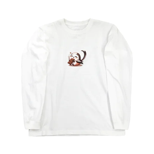 チョコエナガ Long Sleeve T-Shirt