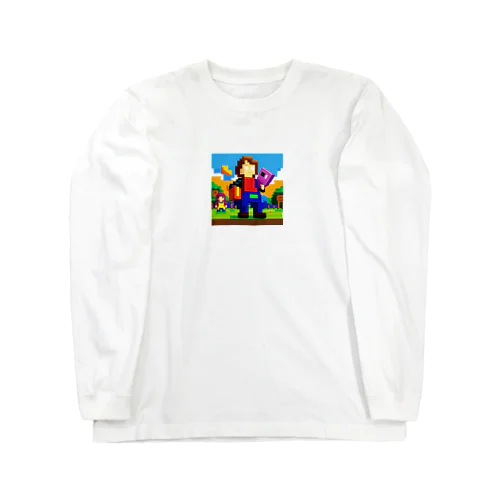 ドット君冒険の始まり Long Sleeve T-Shirt