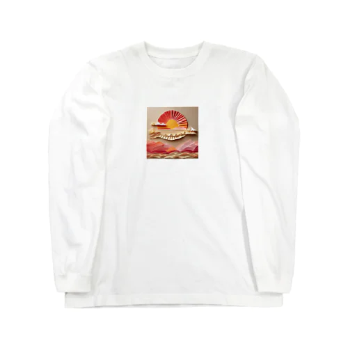 美ら島のサンライズ Long Sleeve T-Shirt