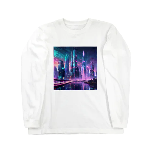 サイバーパンクシティ Long Sleeve T-Shirt