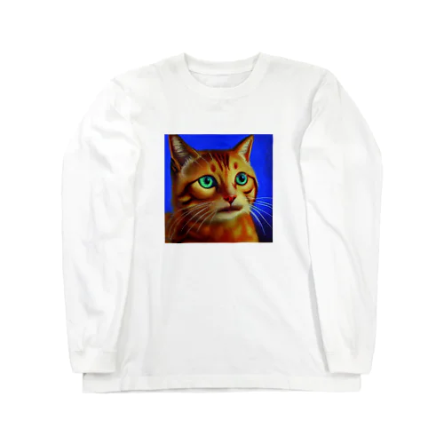 猫 ロングスリーブTシャツ