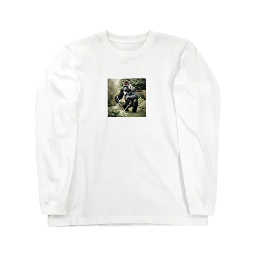 庭師のゴリラ Long Sleeve T-Shirt