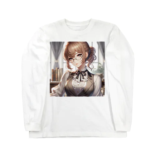 知的なAI美女 Long Sleeve T-Shirt