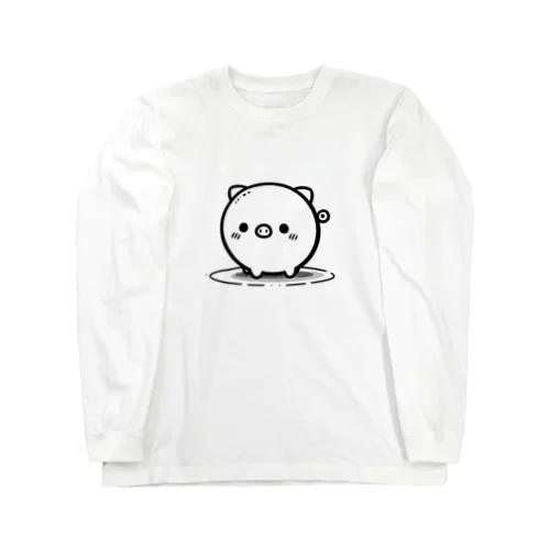 まんまる🐷ぶたちゃん😍 Long Sleeve T-Shirt