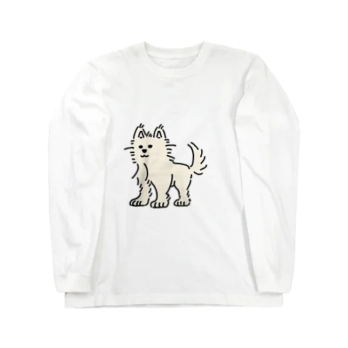 かわいいぬ(色付き Long Sleeve T-Shirt