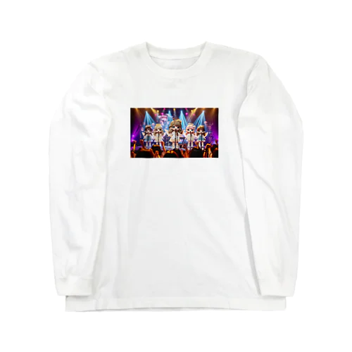 ライブで歌う天使たち Long Sleeve T-Shirt