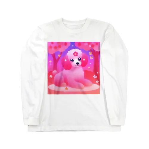 お花見犬 Long Sleeve T-Shirt