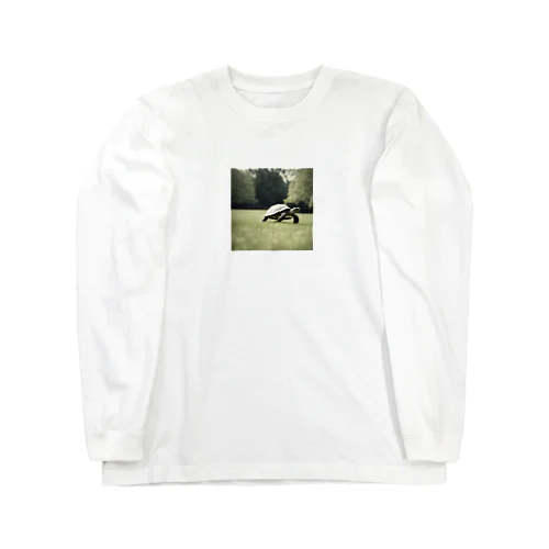 ４、カメのお散歩 Long Sleeve T-Shirt