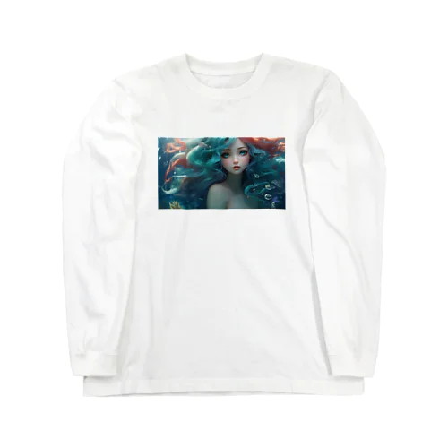 Mint mermaid Long Sleeve T-Shirt