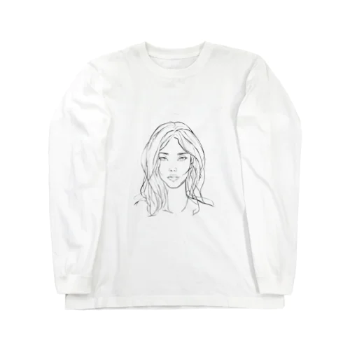 外国人女性 Long Sleeve T-Shirt