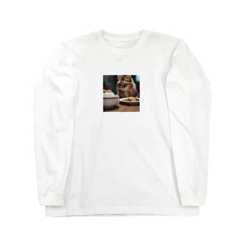 迷う猫 Long Sleeve T-Shirt