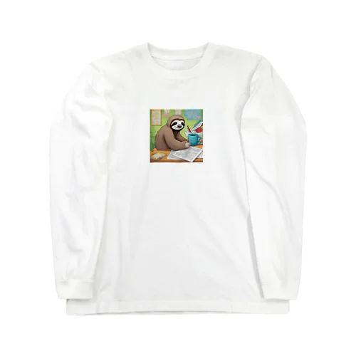 "A Sloth Trying Various Things"  Long Sleeve T-Shirt