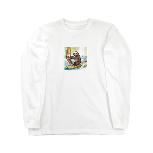 "A Sloth Trying Various Things"  Long Sleeve T-Shirt