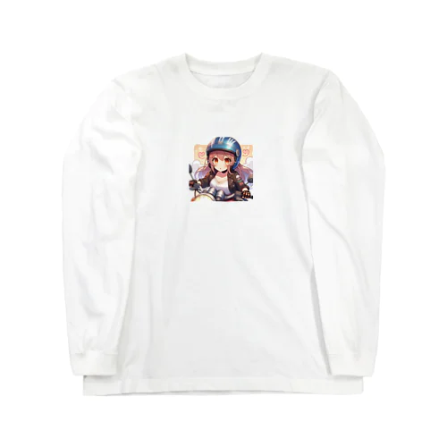 バイク女子　ばくおん!!系 Long Sleeve T-Shirt