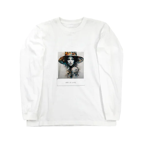 アートは人生だ Long Sleeve T-Shirt