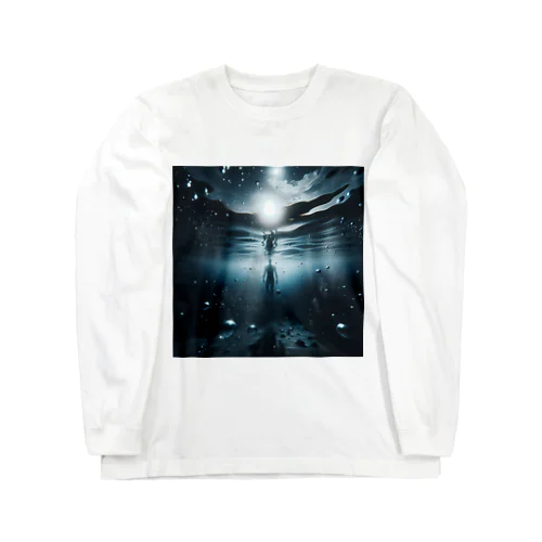 水の底（AI生成） Long Sleeve T-Shirt