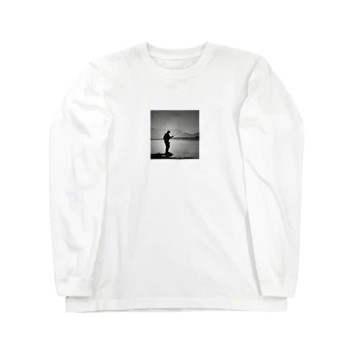 朝焼けの釣り Long Sleeve T-Shirt