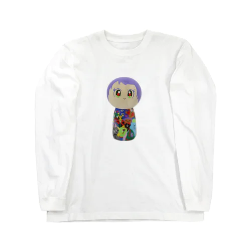 こけしガールズ　リボンちゃん Long Sleeve T-Shirt