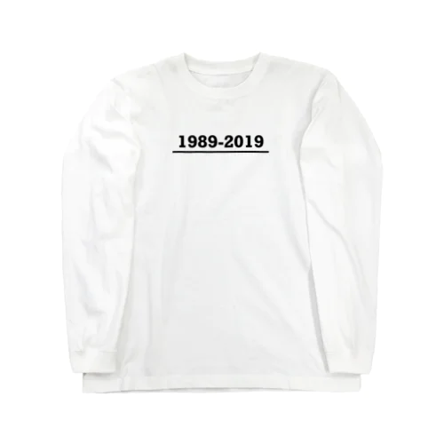 1989-2019 ロングスリーブTシャツ