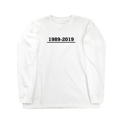 1989-2019 ロングスリーブTシャツ