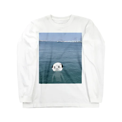 海水浴おじさん Long Sleeve T-Shirt