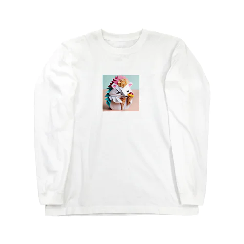 ice meets オリガミハリネズミ Long Sleeve T-Shirt